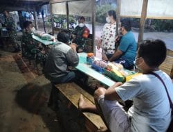 Giat Komsos Bagian Tugas Dansatgas TMMD ke 111 Kodim Tapsel