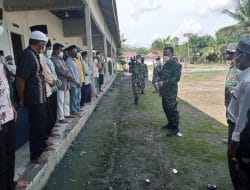 Tim Wasev TMMD Ke-111 Kodim 1207/Pontianak Gelar Tatap Muka Bersama Warga Setempat   