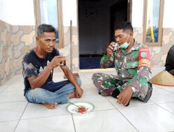 Inspirasi Pagi Dengan Secangkir Kopi di Lokasi TMMD   