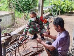 Satgas TMMD Ke-111 Kodim 1207/Pontianak Melakukan Pembinaan UMKM Mikro