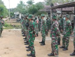 Pengecekan Terakhir Satgas TMMD Ke-111 Kodim 1207/Pontianak Sebelum Kembali Ke Satuan Masing-Masing