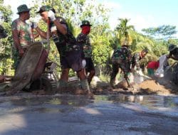 Dikatakan Ketua Tim Wasev, Program Kegiatan Fisik TMMD Ke-111 Kodim 1207/Pontianak Sesuai Target