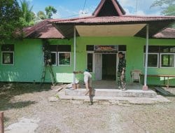 Serka Suratno Ikut Bagian Dalam Program TMMD Ke-111 Kodim 1207/Pontianak di Desa Kuala Mandor B