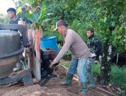 Mesin Molen Mogok, Beres Ditangan Anggota Satgas TMMD Ke-111 Kodim 1207/Pontianak