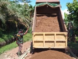 Semangat Satgas TMMD Ke-111 Kodim 1207/Pontianak Semakin Bergelora   