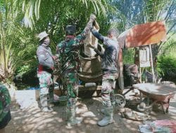 Sertu Murni Koramil 1207-06/Sungai Ambawang Ikut Bagian Dalam Satgas TMMD Ke-111