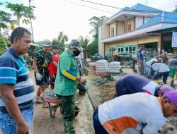 Kapten Kav Edi Darmadi Bangga Atas Semangat dan Kekompakan Satgas TMMD Ke-111 Kodim 1207/Pontianak Bersama Warga