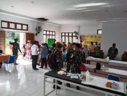 Program Non Fisik TMMD Ke-111 Kodim 1207/Pontianak Melaksanakan Kegiatan Serbuan Vaksinasi Covid-19 di Warunk Upnormal, Kasdim 1207/Pontianak Turut Hadir Pantau Langsung   