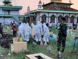 Satgas TMMD Ke-111 Kodim 1207/Pontianak Serius Tangani Covid-19