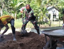 Tahapan Yang Dilaksanakan Satgas TMMD Ke-111 Kodim 1207/Pontianak Dalam Kegiatan Betonisasi Jalan