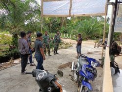 TMMD Ke-111 Kodim 1207/Pontianak Sulap Jalan Berlumpur Menjadi Beton