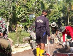 Percaya Diri dan Moril Yang Tinggi Satgas TMMD Ke-111 Kodim 1207/Pontianak Dalam Bertugas