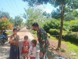 Anak-Anak Juga Menikmati Hasil TMMD Ke-111 Kodim 1207/Pontianak