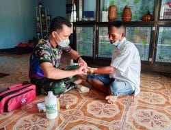 Peran Serta Tim Medis di Lokasi TMMD Ke-111 Kodim 1207/Pontianak