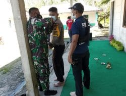 Keakraban TNI-Polri di Lokasi TMMD Ke-111 Kodim 1207/Pontianak