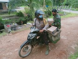 Sinergitas Antara TNI, Polri dan Warga Pada Kegiatan TMMD Ke-111 Kodim 1207/Pontianak   