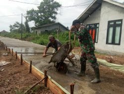 TMMD Ke-111 Kodim 1207/Pontianak Menjawab Harapan Masyarakat Dalam Pemerataan Pembangunan di Pedesaan
