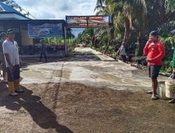 Pengecoran Selesai, Jalan Yang Dibangun Satgas TMMD Ke-111 Kodim 1207/Pontianak Sudah Dapat Dinikmati Warga