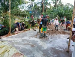Detik-Detik Selesainya Sasaran Fisik Utama Program TMMD Ke-111 Kodim 1207/Pontianak