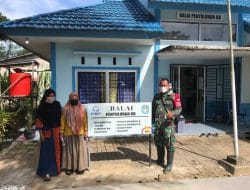 Pelaksanaan Pelayanan KB Gratis di Lokasi TMMD Ke-111 Kodim 1207/Pontianak Dalam Rangka Hari Keluarga Nasional