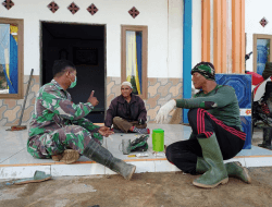 Satgas TMMD 1207/Pontianak Sosialisasi Bahaya Karhutla   