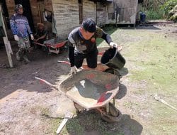 Kewajiban Satgas TMMD Ke-111 Kodim 1207/Pontianak Membersihkan Semua Peralatan Setelah Bekerja