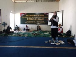 Materi Pada Kegiatan Non Fisik TMMD Ke-111 Kodim 1207/Pontianak Diberi Oleh Manager Bagian Pemasaran UP3 PLN Pontianak