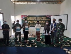 Pabung KKR Yang Diwakili Letda Inf Lukas Mewakili Hadir Pada Kegiatan Non Fisik TMMD Ke-111 Kodim 1207/Pontianak