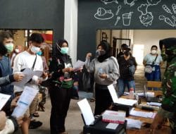 Program Serbuan Vaksinasi Satgas TMMD Ke-111 Kodim 1207/Pontianak Tepat Sasaran