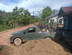 Satgas TMMD Ke-111 Kodim 1207/Pontianak Selesaikan Pengangkutan Sisa Material   