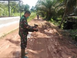 Tim Liputan Pendim 1207/Pontianak Mulai Turun Gali Berita TMMD Ke-111   