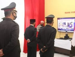 Bupati Lampura Ikuti Upacara HUT Bhayangkara Ke-75