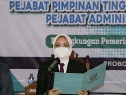 Bupati Tantri Lantik Pejabat Eselon I dan II