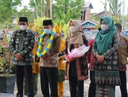 Bupati Anwar Sadat bersama Ketua TP-PKK Sambut Hangat Kunker Gubernur Jambi