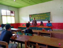 Edukasi Bahaya Narkoba, Satgas TMMD Kodim Tapsel Giat Penyuluhan Narkoba