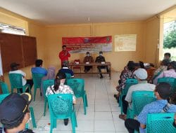 Tim Satgas TMMD Beri Penyuluhan Karhutla Kepada Masyarakat Desa Sentangau Jaya