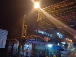 Gotong-royong, Pasang Spanduk Selamat Datang Tim Masev TNI AD di TMMD Kodim Tapsel