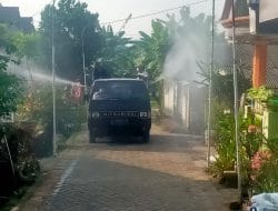 Mencegah Penyebaran, Salah Satunya Dengan Penyemprotan Disinfektan