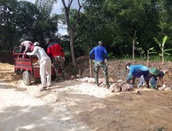 Selamat Datang Jalan Baru Berkat TMMD Kodim 0817/Gresik