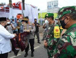 Bupati Tapsel Sambut Kapoksahli Dam I/BB Brigjen Junaedi