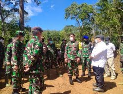 Optimis TMMD Kodim Tapsel Sukses, Tim Wasev Mayjen TNI Eka Wiharsa Giat Titik Nol Lokasi Pelaksanaan TMMD
