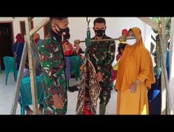 Satgas TMMD Ke 111 Kodim 1202/Skw Menghadiri Kegiatan Posyandu