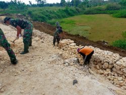 Genjot Pembuatan TPT di TMMD 111 Gresik agar tepat waktu.
