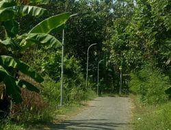 Tiang PJU di Selodingin sudah Rampung di TMMD ke-111