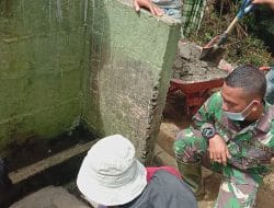 Semangat Persatuan dan Kesatuan, Giat Pembuatan MCK Umum Masjid Desa Siuhom di TMMD Kodim Tapsel