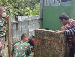 Membuat MCK Umum Masjid Merupakan Pengamalan Nilai-nilai Pancasila, TMMD Kodim Tapsel