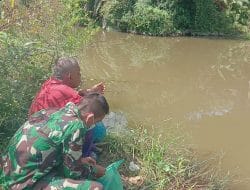 Selain Hobby Bantu Warga, Ternyata Satgas Juga Hobby Mancing