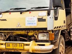 Sopir Dump Truk Turut Bangga Bisa Terlibat Dan Membantu TNI Dalam Pekerjaan Pembukaan Jalan TMMD Ke-111