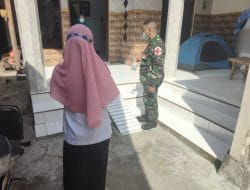 Peduli Kesehatan Warga, Satgas TMMD 112 Berikan Pelayanan Pengobatan