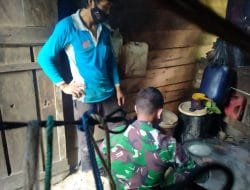 Gula Aren Salah Satu Industri Rumah Tangga di TMMD Kodim Tapsel